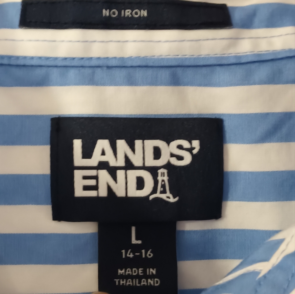 𝑳𝒂𝒏𝒅𝒔 𝑬𝒏𝒅 𝑵𝒐 𝑰𝒓𝒐𝒏 𝑺𝒕𝒓𝒊𝒑𝒆𝒅 𝑩𝒍𝒐𝒖𝒔𝒆 + 𝑬𝒙𝒕𝒓𝒂 𝑻𝒐𝒑 - Picture 5 of 11